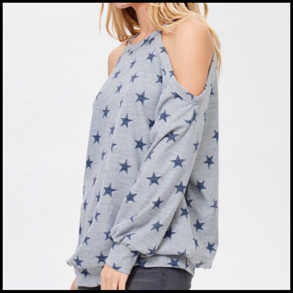 Choose to Shine Cold Shoulder Top - Picture 2 of 4